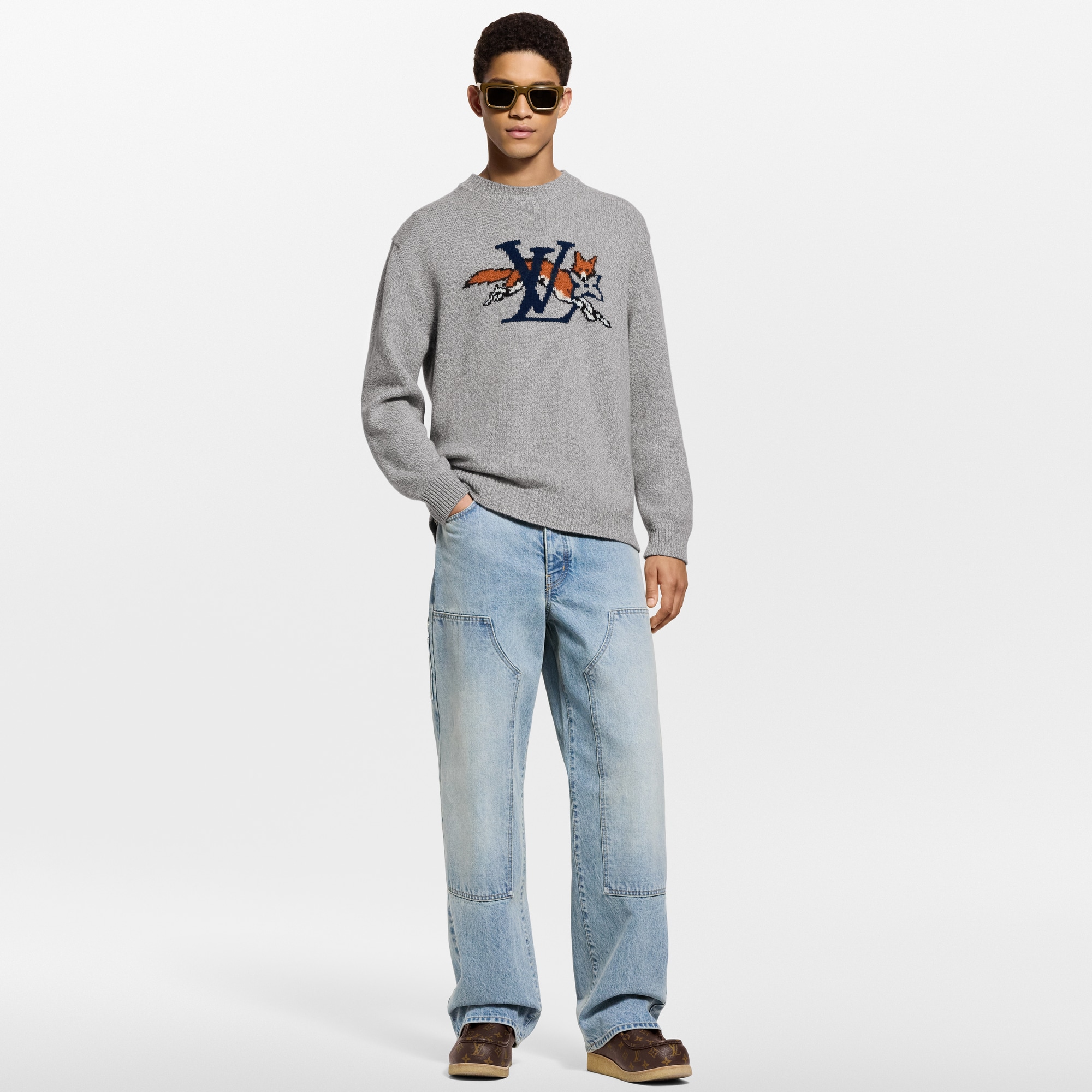 Chunky Wool-Cashmere Crewneck - Ready-to-Wear | LOUIS VUITTON